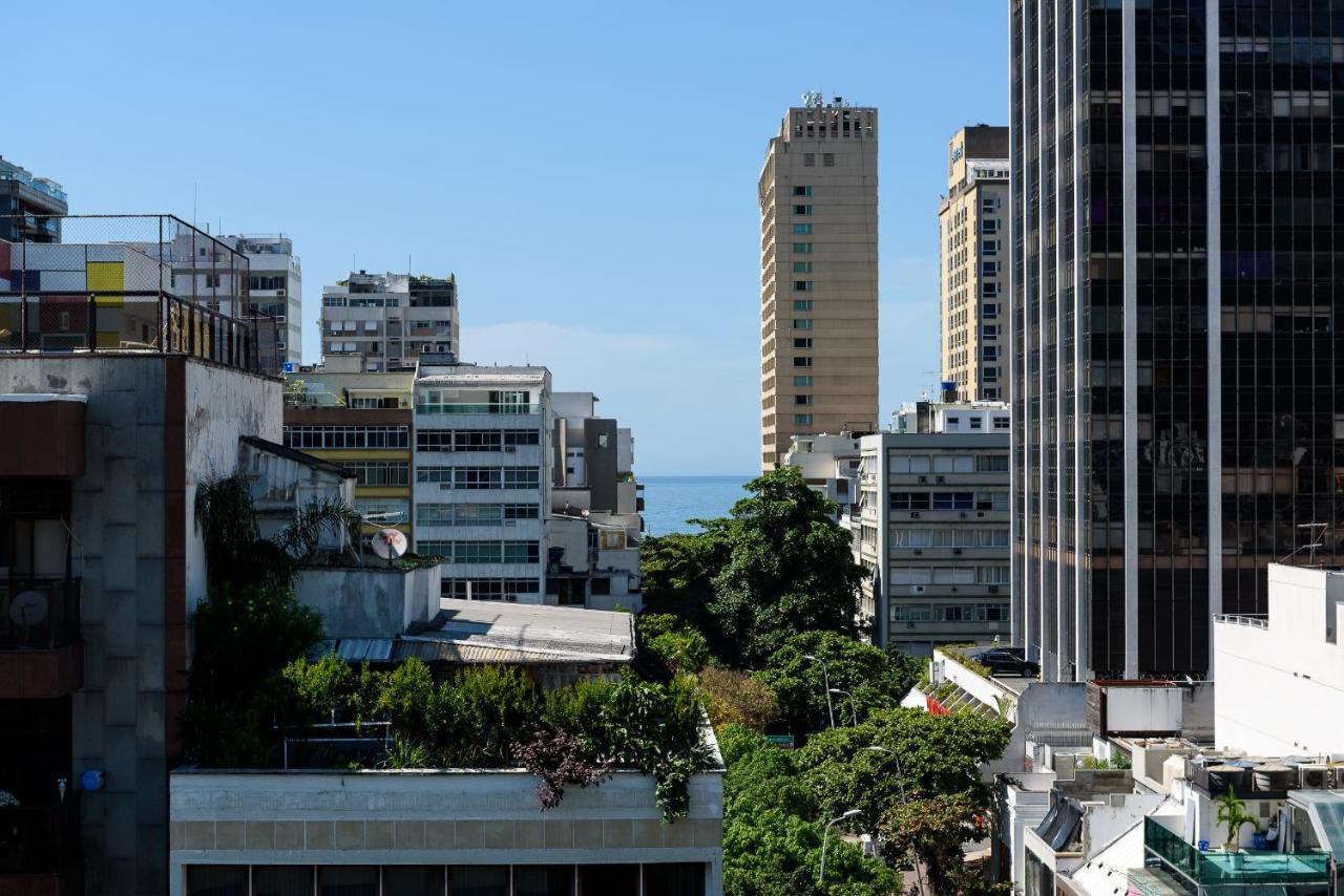 Cobertura Em Ipanema - Vista Para Cristo Redentor - Mqc502 Z1 Рио де Жанейро Екстериор снимка
